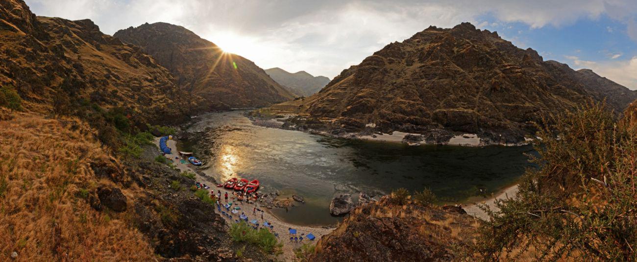 Camping on the Lower Salmon River