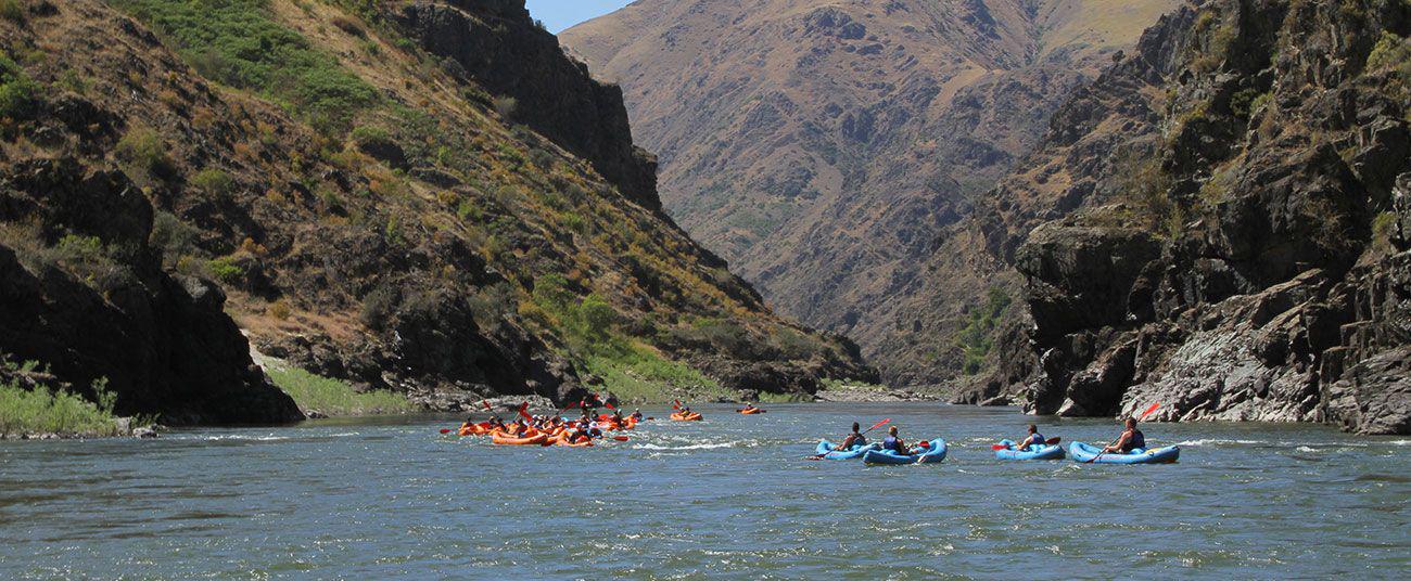 Rafting the Salmon River near Riggins, ID