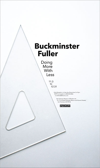 Buckminster Fuller photography poster