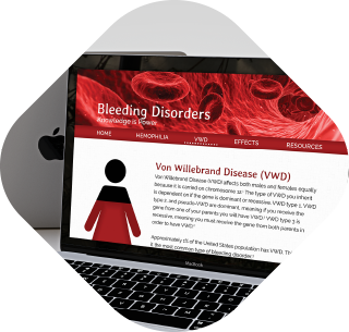 Informing America: Bleeding Disorders website thumbnail