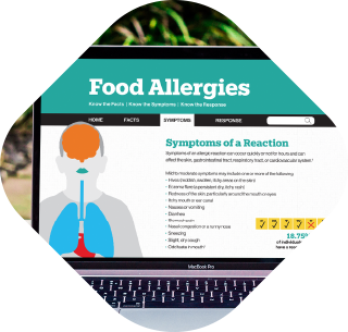 Informing America: Food Allergies website thumbnail