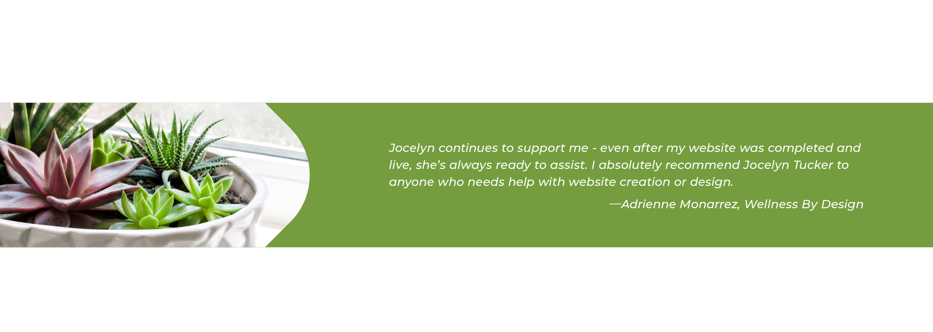 Testimonial for JT Design, LLC